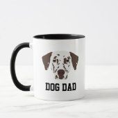Bruin-Gevlekte Dalmatiër Hond Vader Mok (Links)