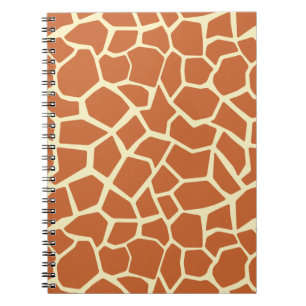 Bruin Giraffe Pattern Notitieboek