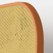 Bruin, glad gestructureerd pickleball paddle (Links Detail)