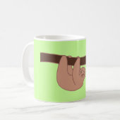 Bruin glimlach met hartsnoer koffiemok (Voorkant links)