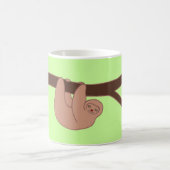 Bruin glimlach met hartsnoer koffiemok (Center)