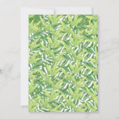 Bruin Glitter Dinosaur Birthday Invitations Kaart (Achterkant)