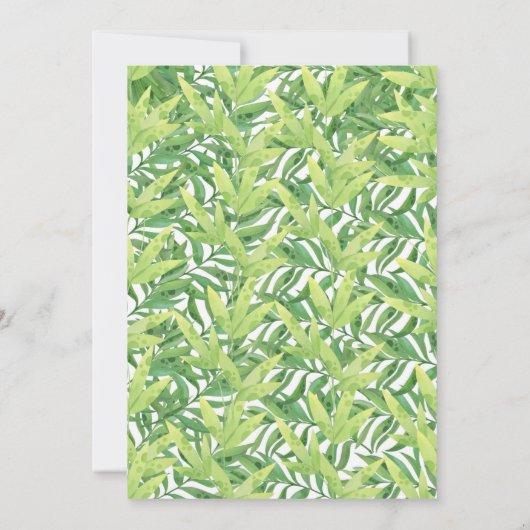 Bruin Glitter Dinosaur Birthday Invitations Kaart (Achterkant)