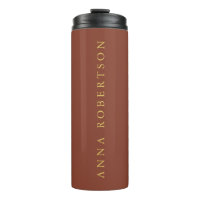 Bruin Gold Colors Professional Trendy Jouw naam