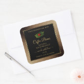 Bruin Gold Glitter Black Product Labels Ladybug (Envelop)