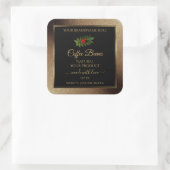 Bruin Gold Glitter Black Product Labels Ladybug (Tas)