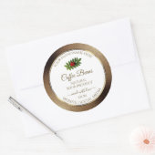 Bruin Gold Glitter White Product Labels Ladybug (Envelop)