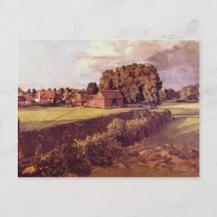 Bruin Golding Constable's bloemtuin, John Cons Briefkaart
