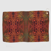 bruin golfhanddoek (Horizontaal)