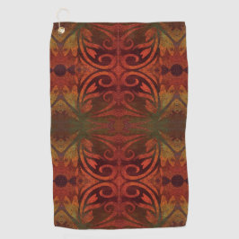 bruin golfhanddoek