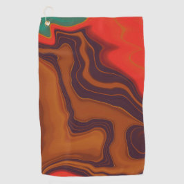 bruin golfhanddoek