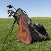 bruin golfhanddoek (Groen)