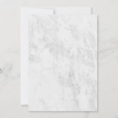 Bruin Goud Bloemen Foto Bewaar de datum uitnodigin Save The Date (Achterkant)