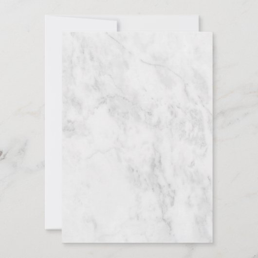 Bruin Goud Bloemen Foto Bewaar de datum uitnodigin Save The Date (Achterkant)