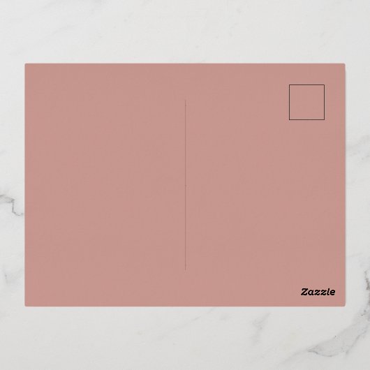 Bruin gouden Bohemian Garden Weddenschap Save the  Folie Feestdagen Briefkaart (Achterkant)