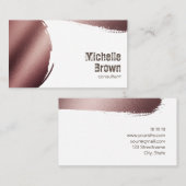 Bruin goudvlekken abstracte superconsultant visitekaartje (Voorkant / Achterkant)