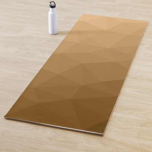 Bruin Gradiënt Geometrisch Netwerkpatroon Yogamat (In situ)
