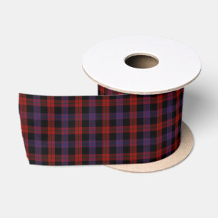 Bruin grady Tartan Patroon Satijnen Lint