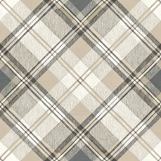 Bruin Grijs Classic Geometrische servetten Custom 