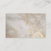 Bruin Grijs Goud Marmeren Countertops Visitekaartje (Achterkant)