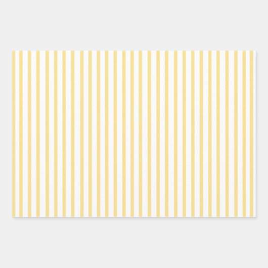 Bruin, grijs, gouden strepen set met 3 watten inpakpapier vel (Voorkant 3)