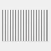 Bruin, grijs, gouden strepen set met 3 watten inpakpapier vel (Voorkant 2)