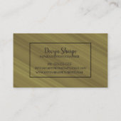 Bruin grijs zwart Paparazzi fotograaf Visitekaartje (Achterkant)