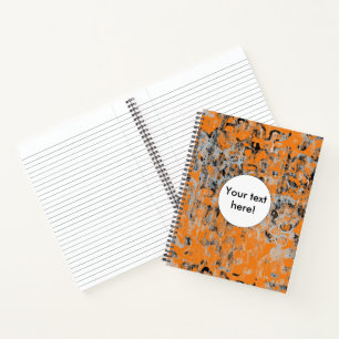 Bruin grijze textuur notitieboek