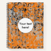 Bruin grijze textuur notitieboek (Voorkant)