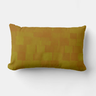 Bruin Groen Abstract Patroon Kussen