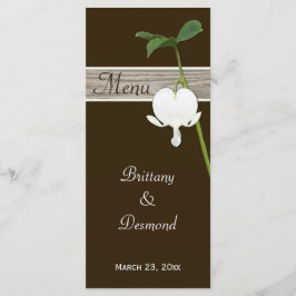 Bruin, Groen bloeding Menu Kaart