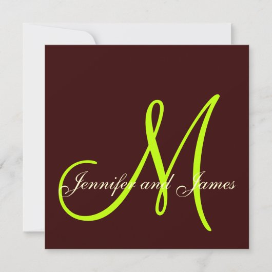 Bruin Groen bruinbruinbruistok Kaart (Voorkant)