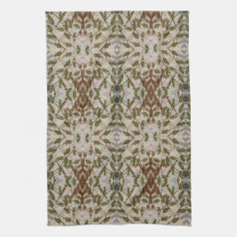 Bruin Groen en Grijs Blauw Theedoek