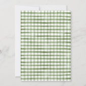 Bruin groen gebladerte dinosaurus verjaardag kaart (Achterkant)