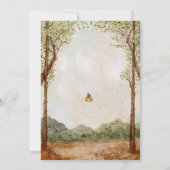 BRUIN GROEN HOUT WILDLIFE NATUUR Verjaardag Kaart (Achterkant)