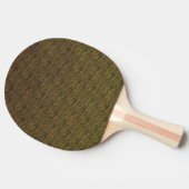 Bruin-Groen Textured Ping Pong Paddle Tafeltennisbatje (Zijkant)