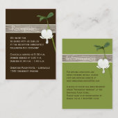 Bruin-groene eiwit bloeding Heart Enclosure Kaart (Voorkant / Achterkant)