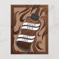 Bruin Haar Funny Cartoon Tattoo Dye Bottle