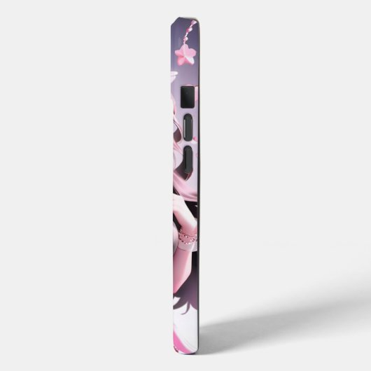 Bruin Haired Zeemeermin Custom Name Girly Girl Case-Mate iPhone Case (Achterkant / Links)