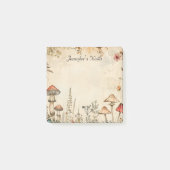 Bruin Herfst thema Paddenstoelen Post-it® Notes (Voorkant)