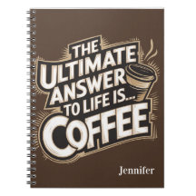 Bruin Het ultieme antwoord is koffie