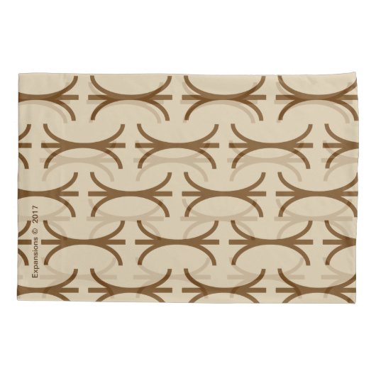 Bruin hoesje van de fusiepiloot kussensloop (Achterkant)