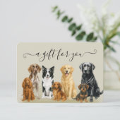 Bruin Hond Grooming Huisdier Vet Boarding Certific (Staand voorkant)