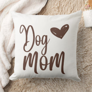 Bruin Hond Mam 20x20 Sierkussen