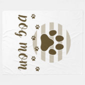 Bruin Hond Mama Love 60x80 Fleece Deken (Voorkant (Horizontaal))