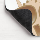 Bruin Hondenliefhebber Muismat (Hoek)