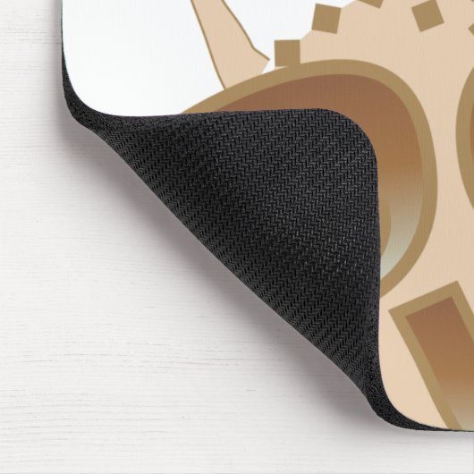 Bruin Hondenliefhebber Muismat (Hoek)