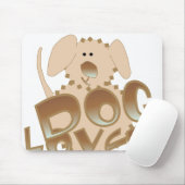 Bruin Hondenliefhebber Muismat (Met muis)