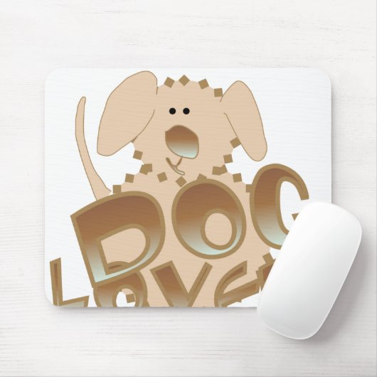 Bruin Hondenliefhebber Muismat (Met muis)