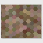 bruin honingraatpapier cadeaupapier (Vlak)